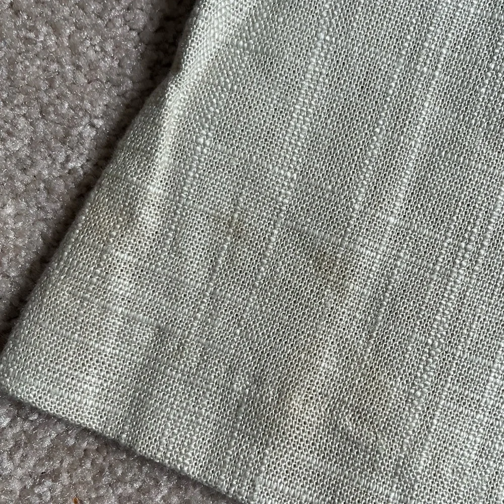 Staud Beige Linen Blend Patches Flared Pants Sz. 10 - Picture 7 of 8